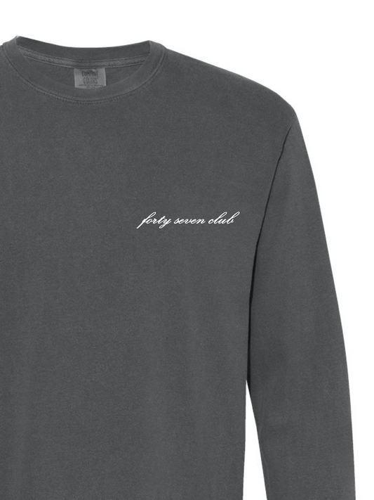 Forty Seven Club Script Logo