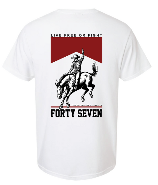 Live Free or Fight Cowboy Tee