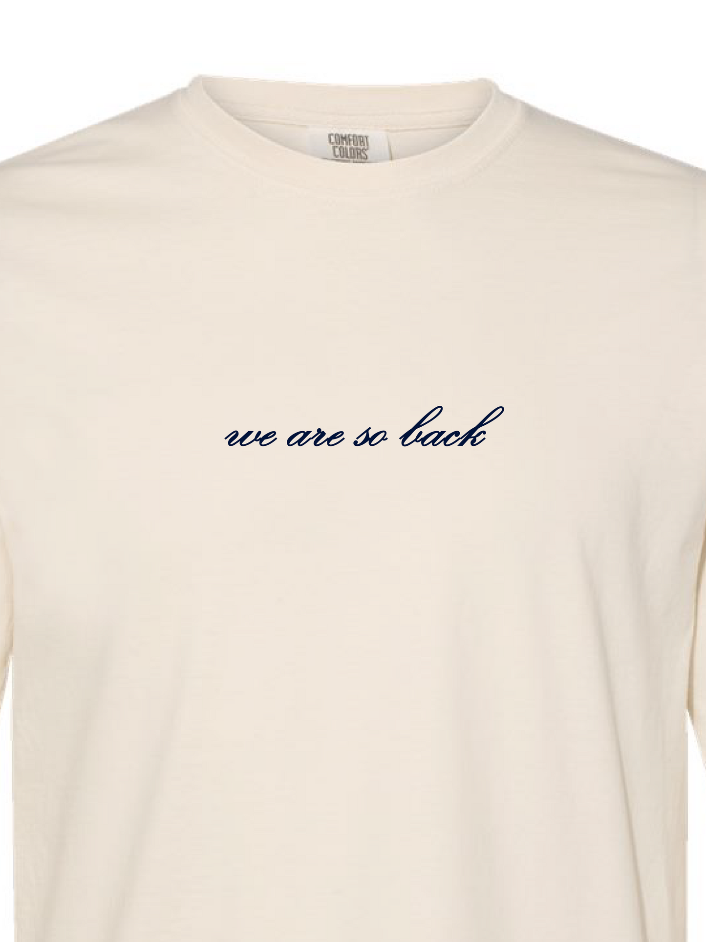 We Are So Back